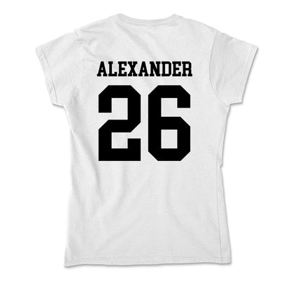 App State - NCAA Football : Khamani Alexander - Soft Style Women’s T-Shirt-1