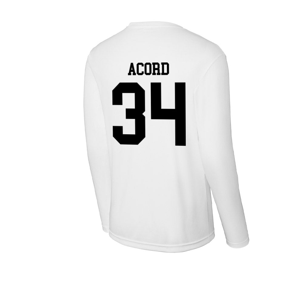 App State - NCAA Football : Joshua Acord - Activewear Long Sleeve T-Shirt-1