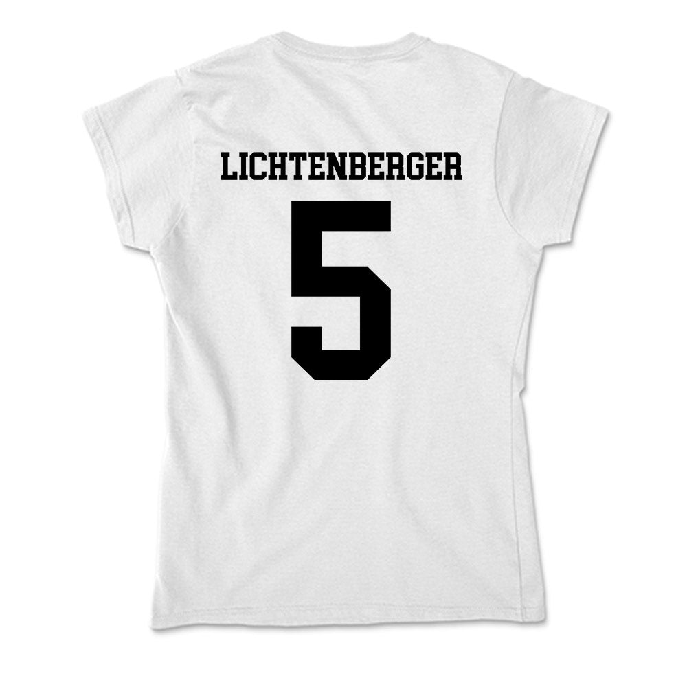 App State - NCAA Baseball : Tyler Lichtenberger - Soft Style Women’s T-Shirt-1