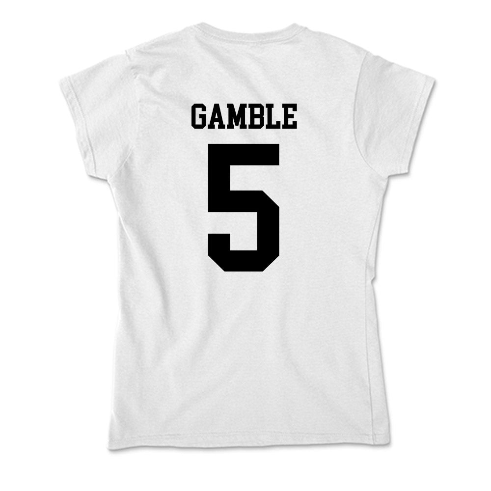 App State - NCAA Football : Zyeir Gamble - Soft Style Women’s T-Shirt-1