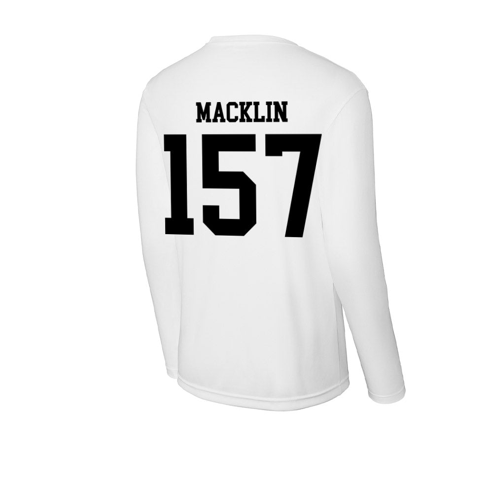 App State - NCAA Wrestling : Desmond Macklin - Activewear Long Sleeve T-Shirt-1