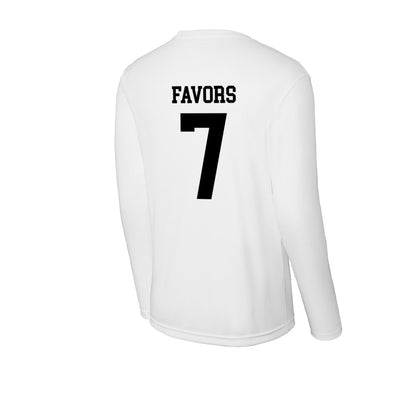 App State - NCAA Football : Jordan Favors - Activewear Long Sleeve T-Shirt-1