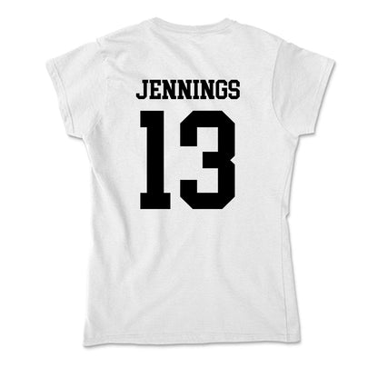 App State - NCAA Men's Basketball : Kasen Jennings - Soft Style Women’s T-Shirt-1