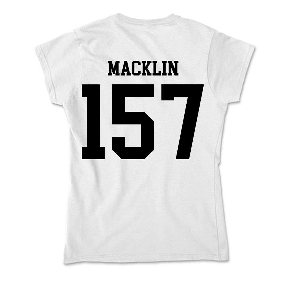 App State - NCAA Wrestling : Desmond Macklin - Soft Style Women’s T-Shirt-1