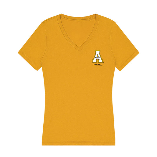 App State - NCAA Football : Jackson Briley - Women's V-Neck T-Shirt-0