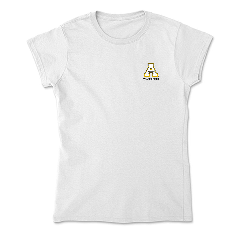 App State - NCAA Men's Track & Field : Tyler Stanley - Soft Style Women’s T-Shirt-0