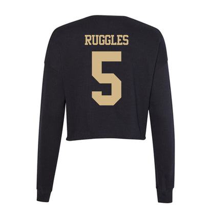 Tulsa - NCAA Women's Soccer : Gracen Ruggles - Women's Cropped Crew Fleece-1