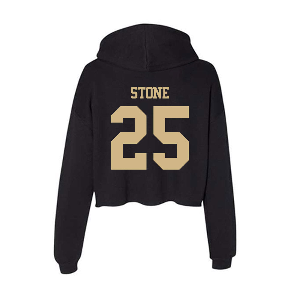 Tulsa - NCAA Football : Sam Stone - Women's Crop Fleece Hoodie-1
