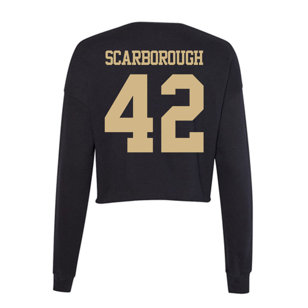 Tulsa - NCAA Softball : Aliya Scarborough - Women's Cropped Crew Fleece-1