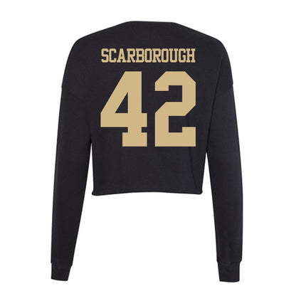 Tulsa - NCAA Softball : Aliya Scarborough - Women's Cropped Crew Fleece-1