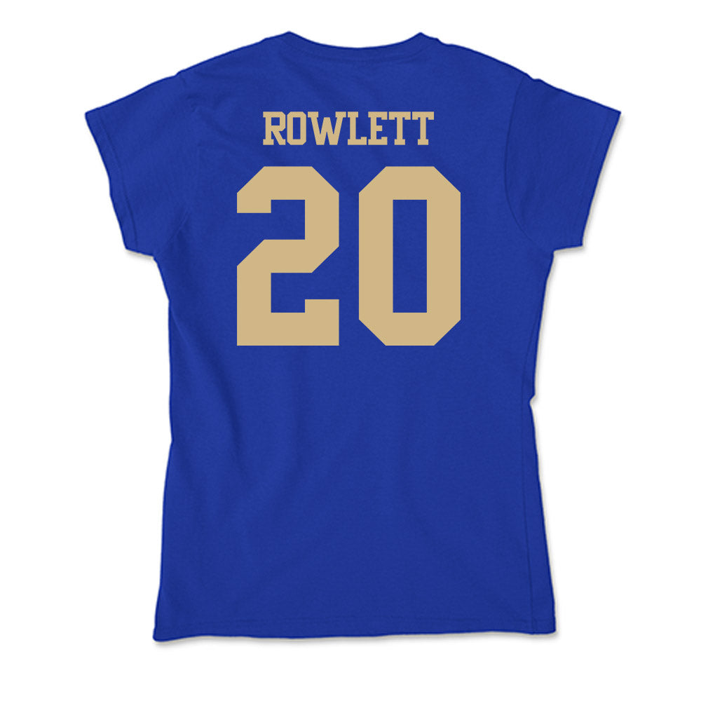 Tulsa - NCAA Women's Soccer : Brenna Rowlett - Soft Style Women’s T-Shirt-1