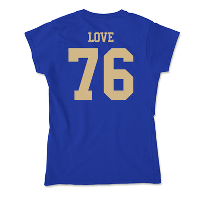 Tulsa - NCAA Football : Josh Love - Soft Style Women’s T-Shirt-1