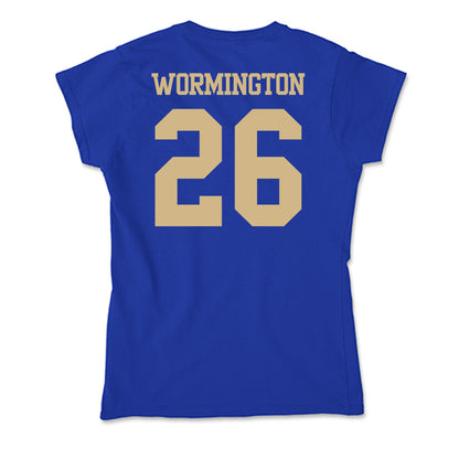 Tulsa - NCAA Men's Soccer : Trajan Wormington - Soft Style Women’s T-Shirt-1