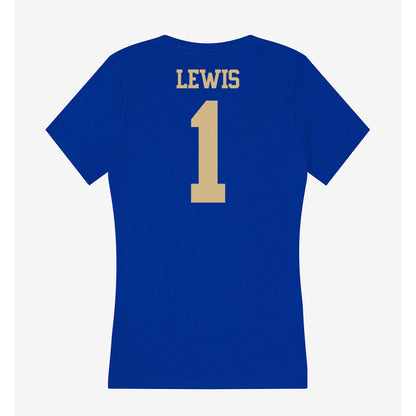 Tulsa - NCAA Football : Champ Lewis - Women's V-Neck T-Shirt-1