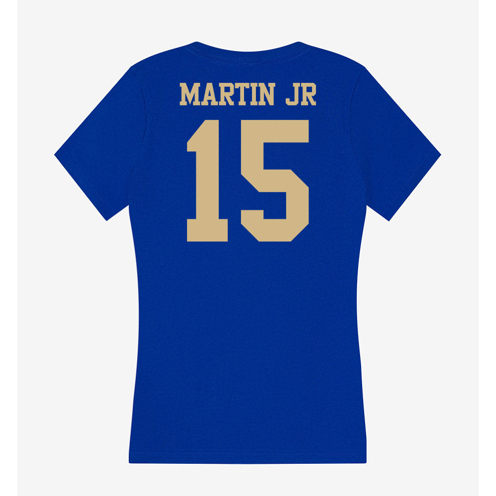 Tulsa - NCAA Men's Basketball : KJ Martin Jr - Women's V-Neck T-Shirt-1