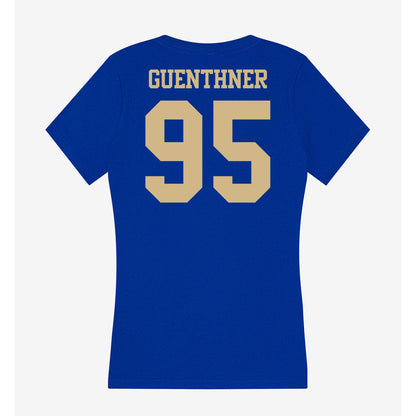 Tulsa - NCAA Football : Evan Guenthner - Women's V-Neck T-Shirt-1