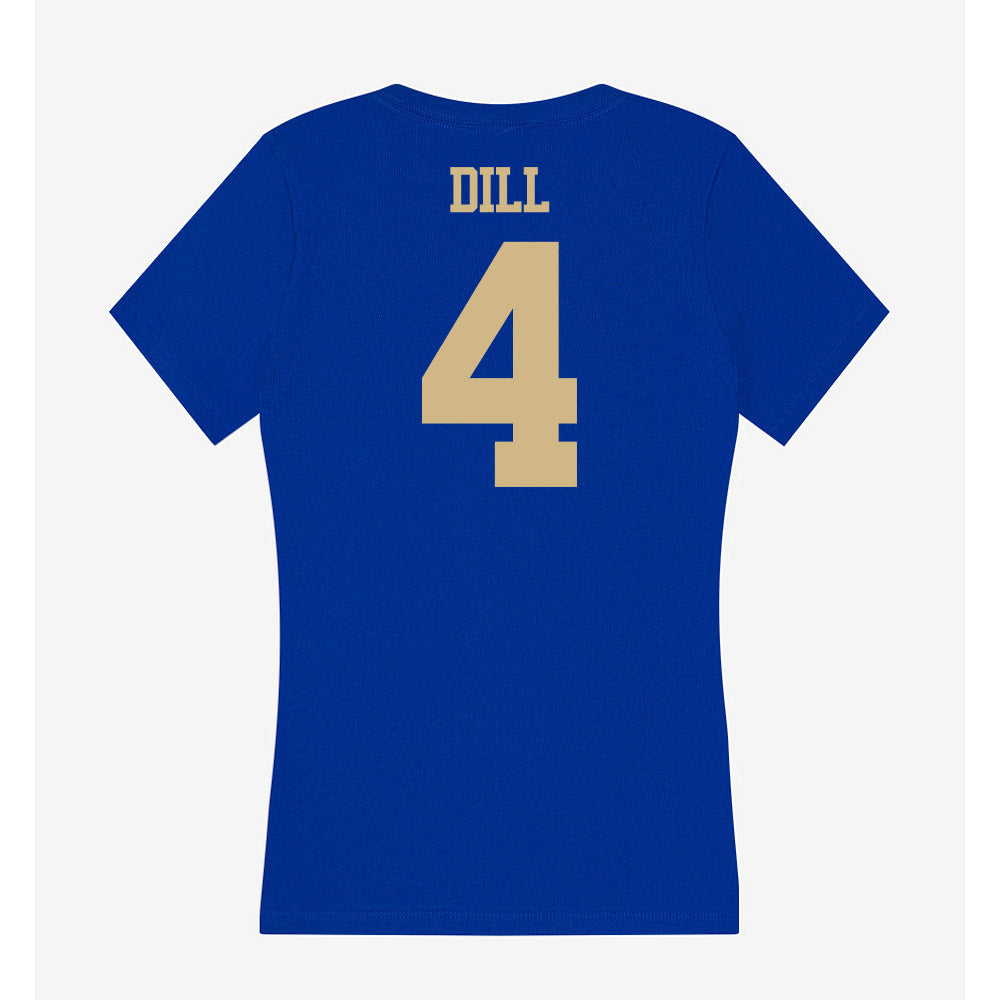 Tulsa - NCAA Softball : Annika Dill - Women's V-Neck T-Shirt-1