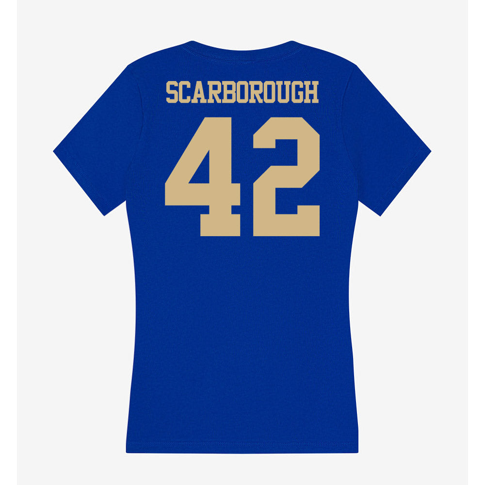 Tulsa - NCAA Softball : Aliya Scarborough - Women's V-Neck T-Shirt-1