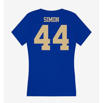 Tulsa - NCAA Football : Henry Simon - Women's V-Neck T-Shirt-1