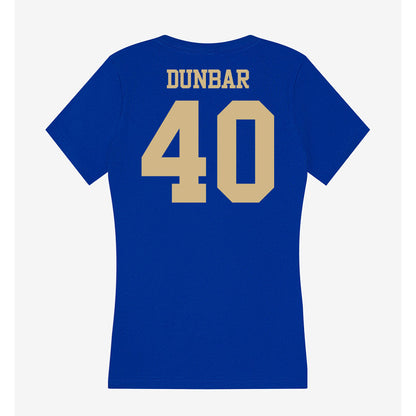 Tulsa - NCAA Football : Aquavious Dunbar - Women's V-Neck T-Shirt-1