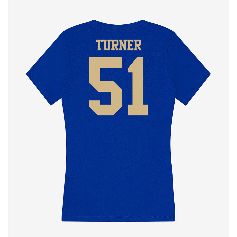 Tulsa - NCAA Softball : Amber Turner - Women's V-Neck T-Shirt-1