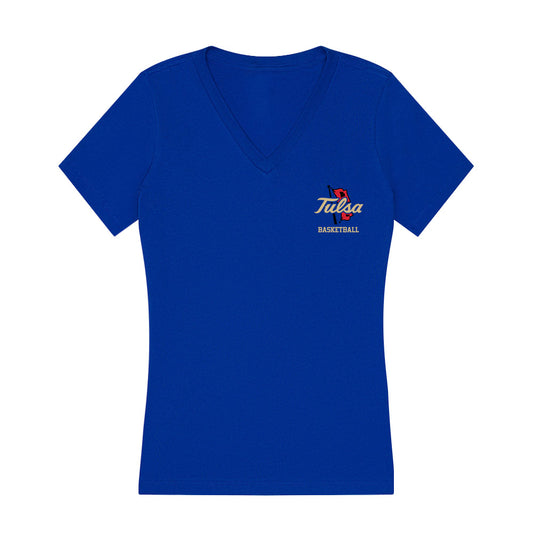 Tulsa - NCAA Women's Basketball : Jade Clack - Women's V-Neck T-Shirt-0