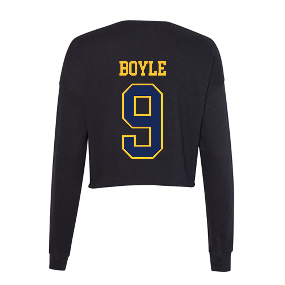 Marquette - NCAA Women's Soccer : Aislinn Boyle - Women's Cropped Crew Fleece-1