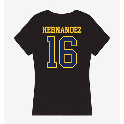 Marquette - NCAA Women's Soccer : Olivia Hernandez - Women's V-Neck T-Shirt-1