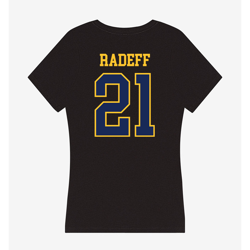 Marquette - NCAA Women's Volleyball : Elena Radeff - Women's V-Neck T-Shirt-1