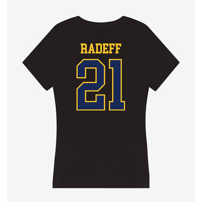 Marquette - NCAA Women's Volleyball : Elena Radeff - Women's V-Neck T-Shirt-1