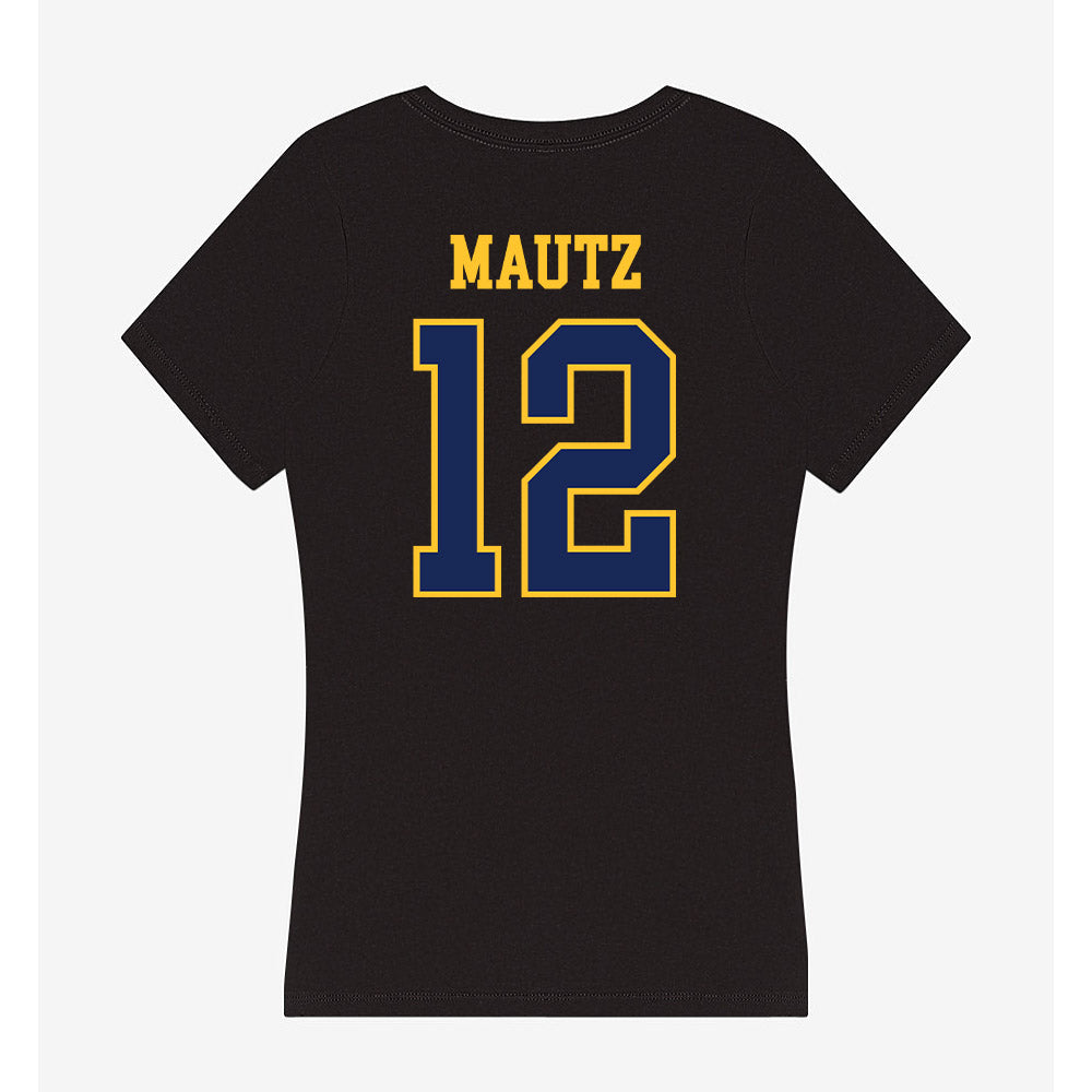 Marquette - NCAA Women's Lacrosse : Ella Mautz - Women's V-Neck T-Shirt-1