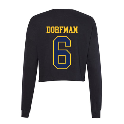 Marquette - NCAA Women's Soccer : Coco Dorfman - Women's Cropped Crew Fleece-1