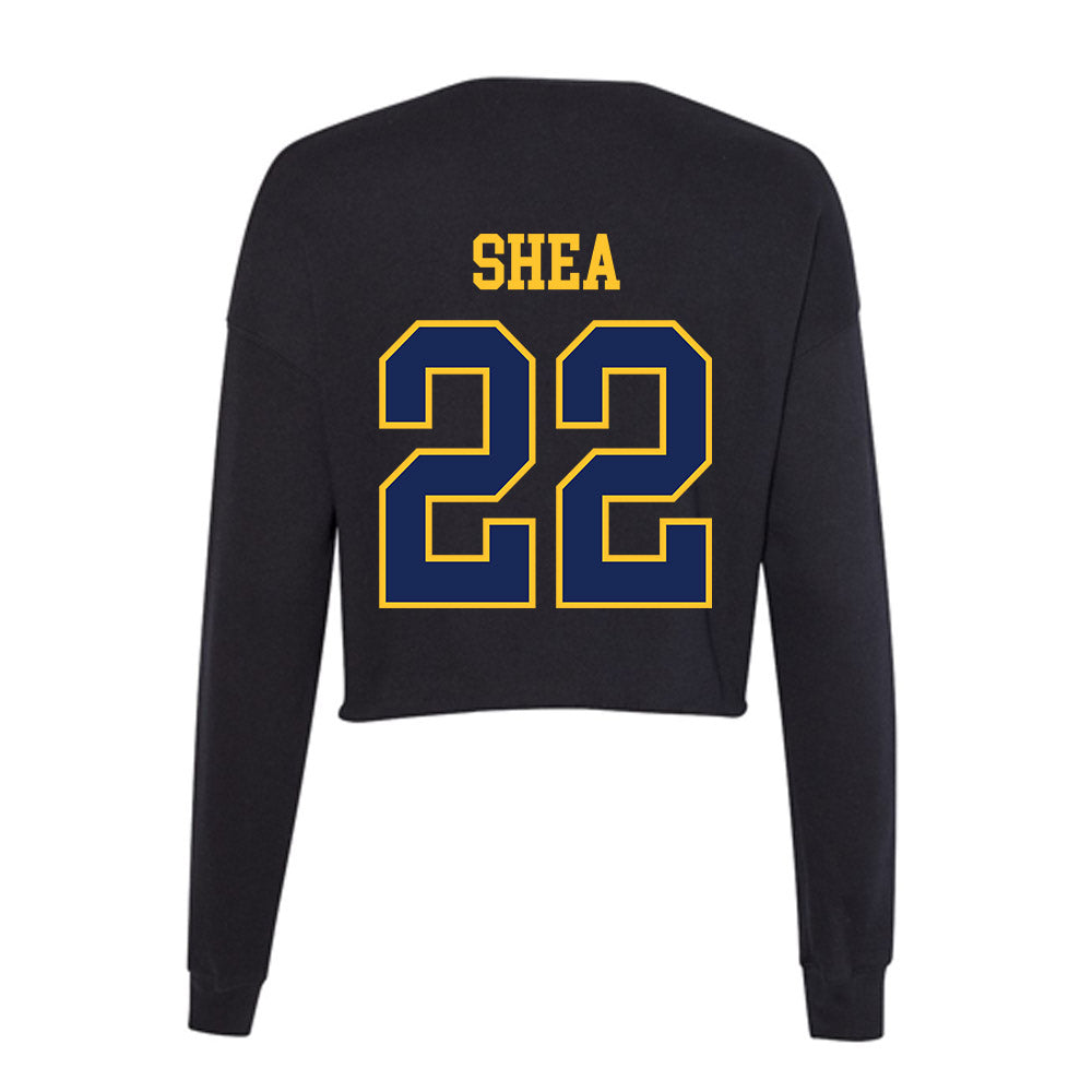 Marquette - NCAA Women's Soccer : Clare Shea - Women's Cropped Crew Fleece-1