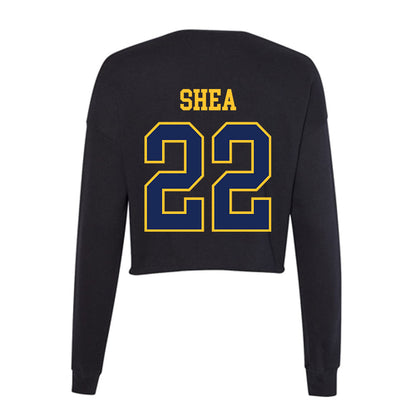 Marquette - NCAA Women's Soccer : Clare Shea - Women's Cropped Crew Fleece-1