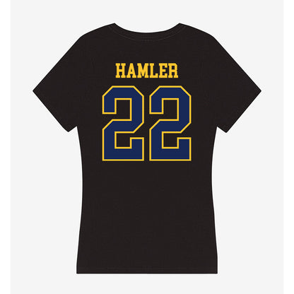 Marquette - NCAA Men's Soccer : Clayton Hamler - Women's V-Neck T-Shirt-1
