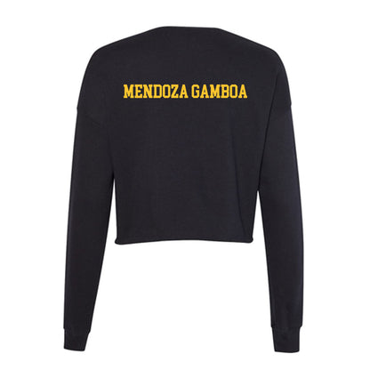 Marquette - NCAA Women's Tennis : Luciana Mendoza Gamboa - Women's Cropped Crew Fleece-1