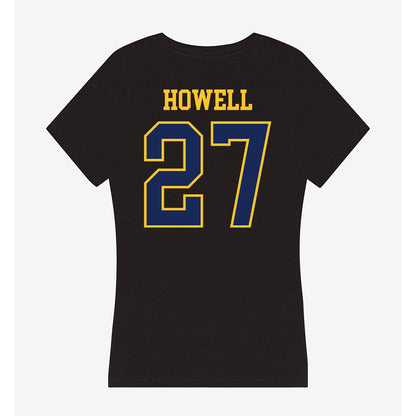 Marquette - NCAA Women's Lacrosse : Jillian Howell - Women's V-Neck T-Shirt-1