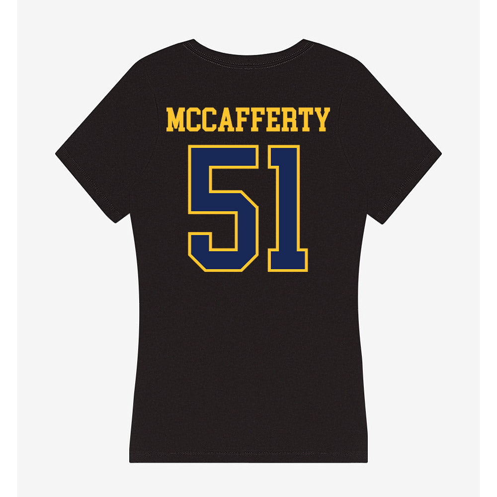 Marquette - NCAA Men's Lacrosse : Easton McCafferty - Women's V-Neck T-Shirt-1