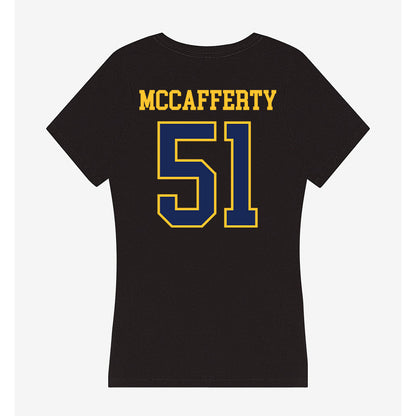 Marquette - NCAA Men's Lacrosse : Easton McCafferty - Women's V-Neck T-Shirt-1