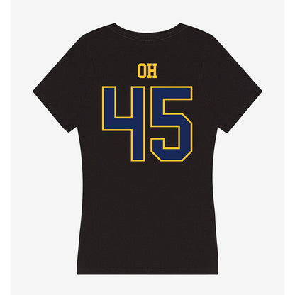 Marquette - NCAA Women's Lacrosse : Mia Oh - Women's V-Neck T-Shirt-1