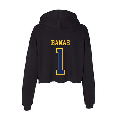 Marquette - NCAA Men's Golf : Ryan Banas - Women's Crop Fleece Hoodie-1