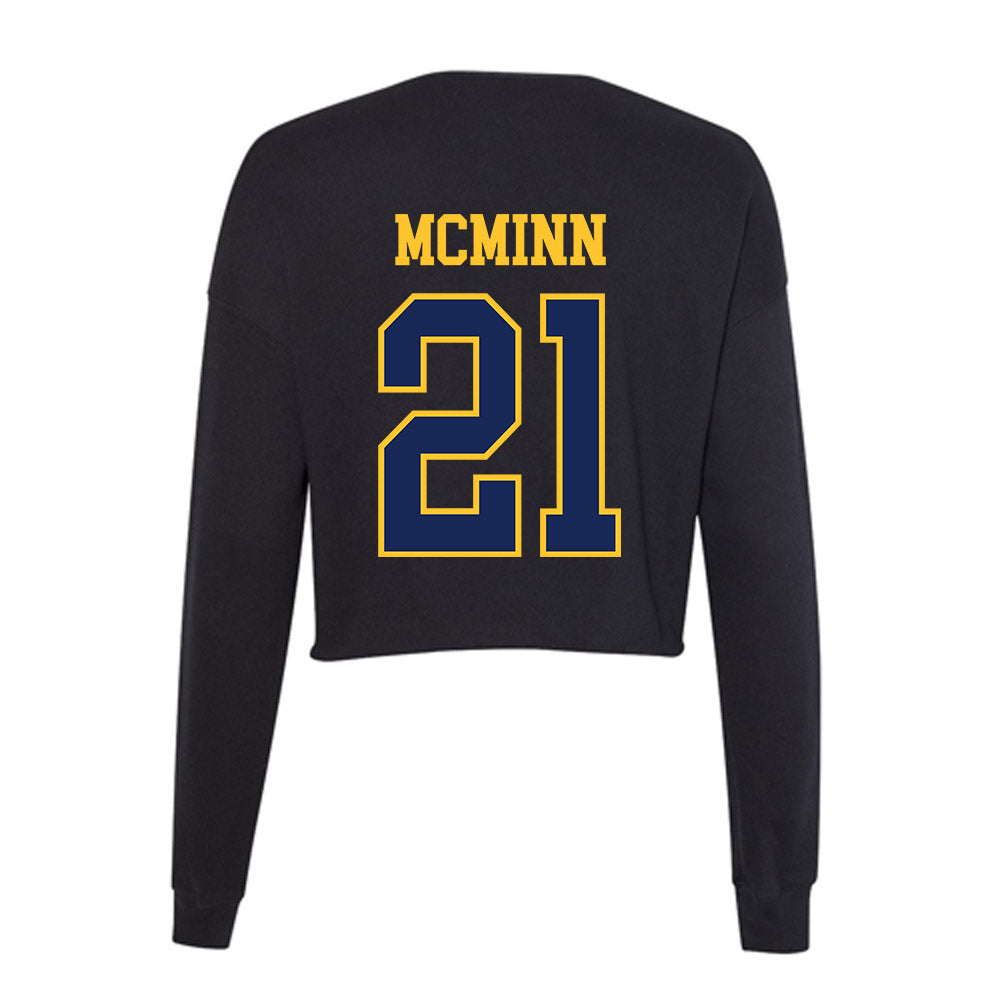 Marquette - NCAA Women's Soccer : Kiley McMinn - Women's Cropped Crew Fleece-1