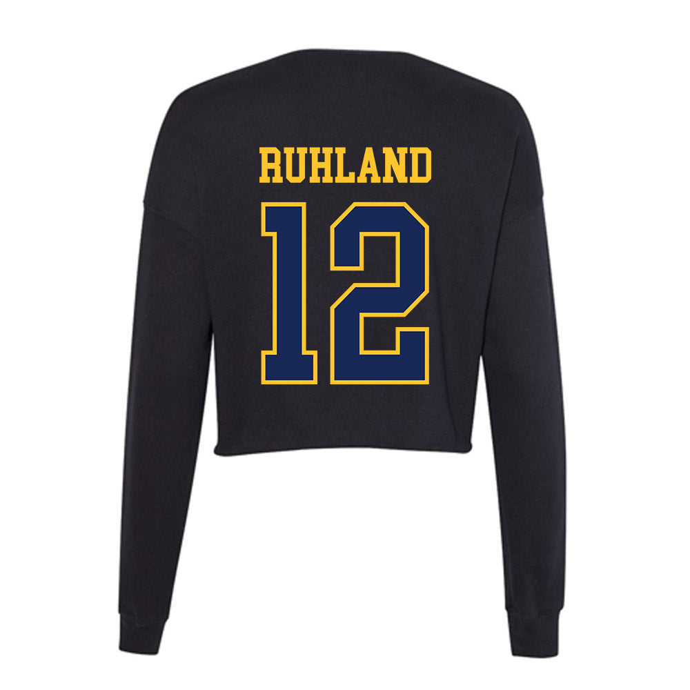 Marquette - NCAA Women's Soccer : Abby Ruhland - Women's Cropped Crew Fleece-1