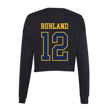 Marquette - NCAA Women's Soccer : Abby Ruhland - Women's Cropped Crew Fleece-1