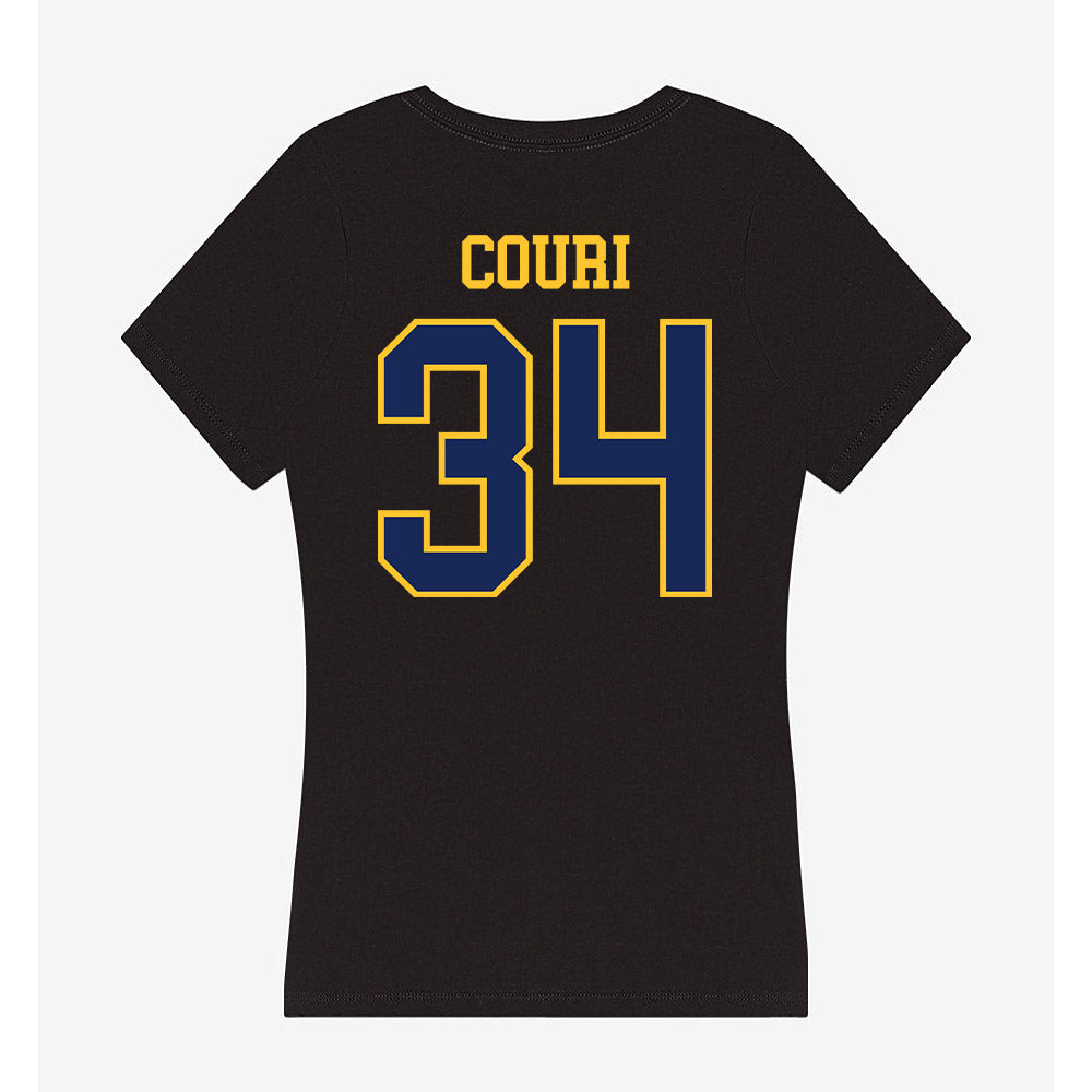 Marquette - NCAA Women's Lacrosse : Emily Couri - Women's V-Neck T-Shirt-1