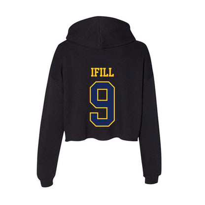 Marquette - NCAA Women's Volleyball : Sienna Ifill - Women's Crop Fleece Hoodie-1