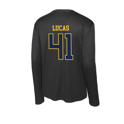 Marquette - NCAA Men's Basketball : Jonah Lucas - Activewear Long Sleeve T-Shirt-1