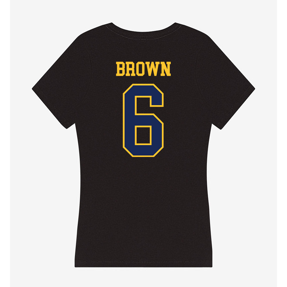Marquette - NCAA Women's Lacrosse : Haley Brown - Women's V-Neck T-Shirt-1