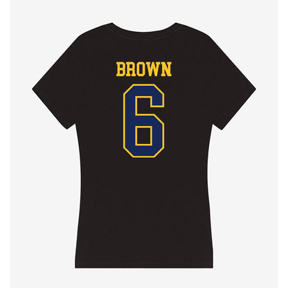 Marquette - NCAA Women's Lacrosse : Haley Brown - Women's V-Neck T-Shirt-1