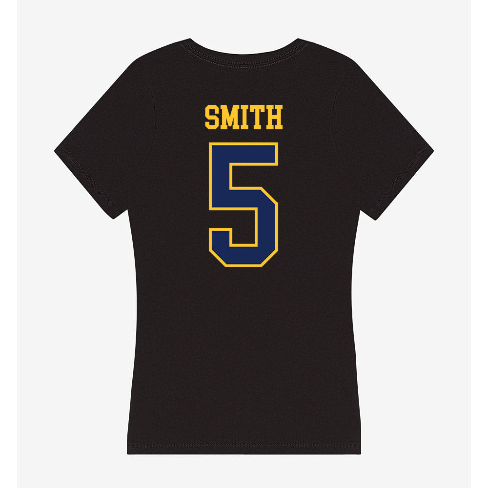 Marquette - NCAA Women's Basketball : Charia Smith - Women's V-Neck T-Shirt-1